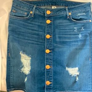 True Religion Skirt  Like New Medium Blue Size 31